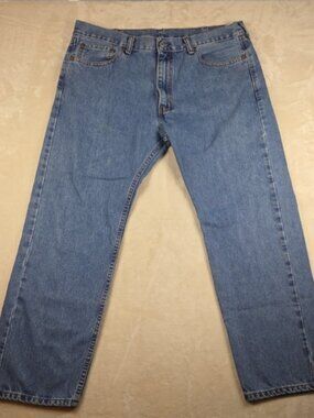 Levi’s 505 Regular Fit Straight Leg Jeans – Light Wash – Men’s W38 L30